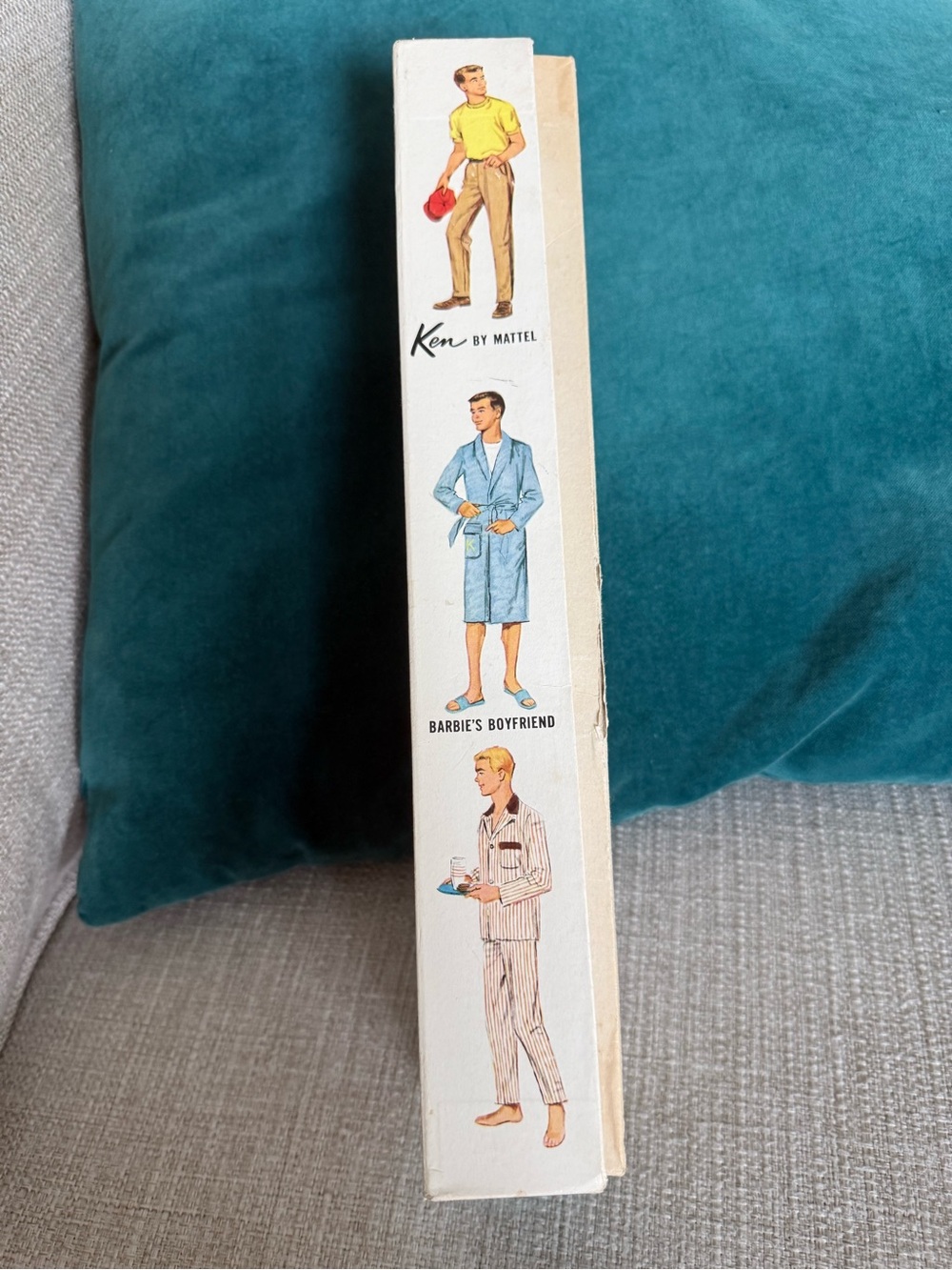 Mattel 1960s Ken Doll with Red Striped Jacket & Red Swim Briefs - Picture 6 of 9